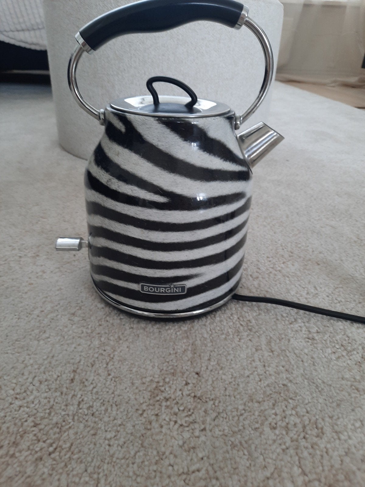 Bourgini waterkoker, Witgoed en Apparatuur, Waterkokers, 1 tot 2 liter, Ophalen of Verzenden