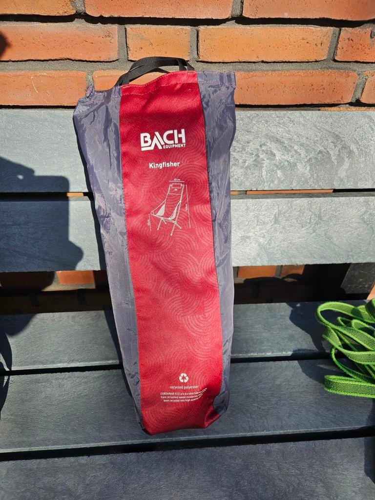 BACH Kingfisher Opvouwbare Campingstoel - Rood, Caravans en Kamperen, Ophalen of Verzenden, Zo goed als nieuw, Campingstoel