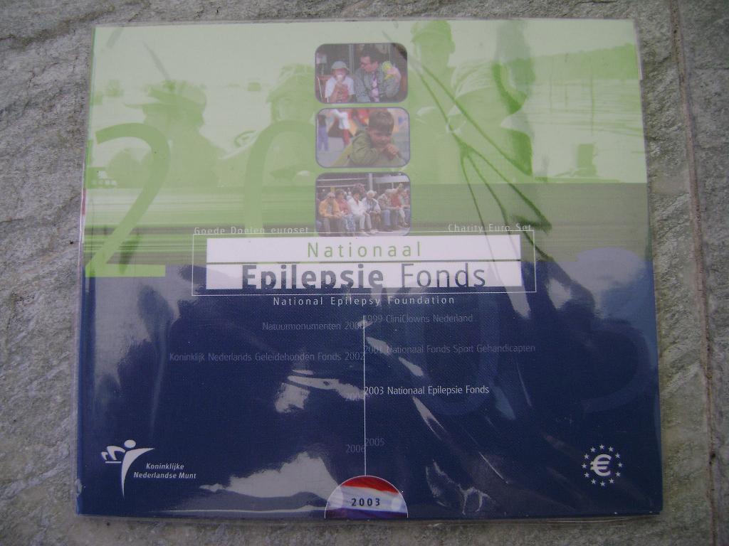 Goede Doelen Euromuntenset 2003 Nationaal Epilepsie Fonds, Ophalen of Verzenden, Koningin Beatrix, Euro's, Setje