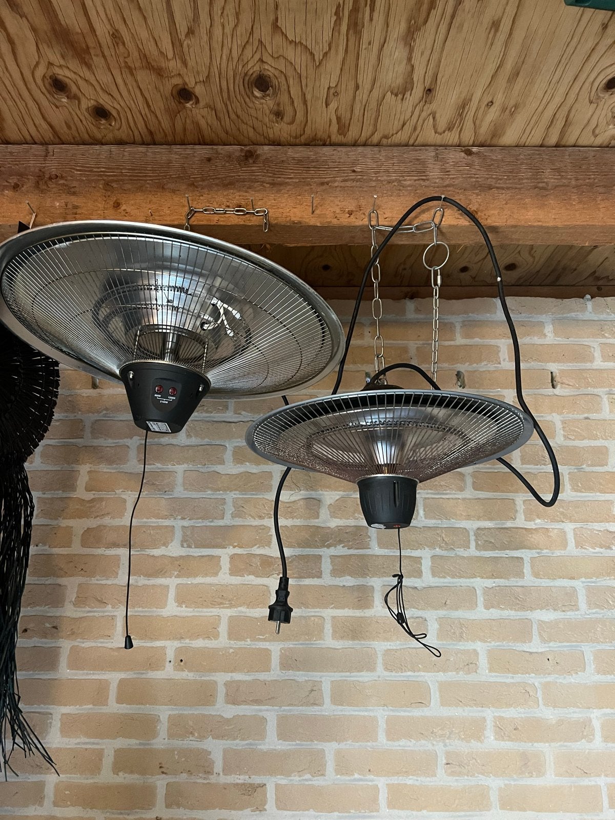 Gebruikte Eurom Partytent Heaters (2 stuks) - Elektrisch, Ophalen of Verzenden, Gebruikt, Elektrisch, Plafond