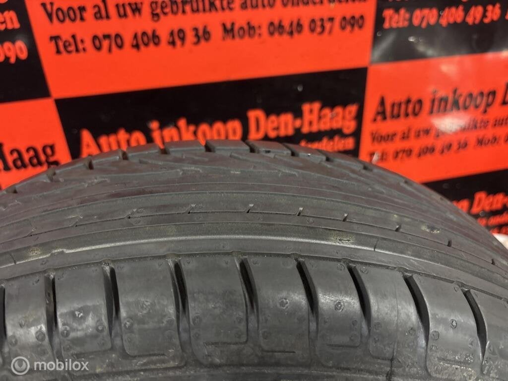 VW Seat Audi Skoda - Thuiskomer + Band 5x100 175/70/R14, 14 inch, Gebruikt, 175 mm