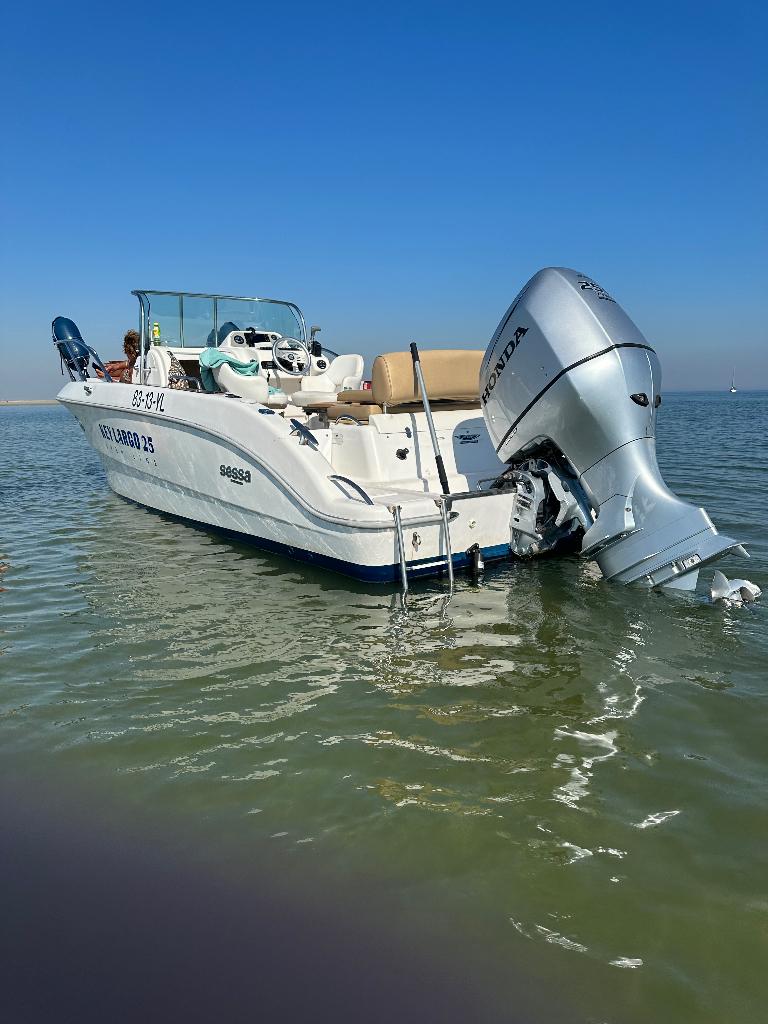 Boot sessa key largo 25, 70 cm, Buitenboordmotor, Zo goed als nieuw, Polyester