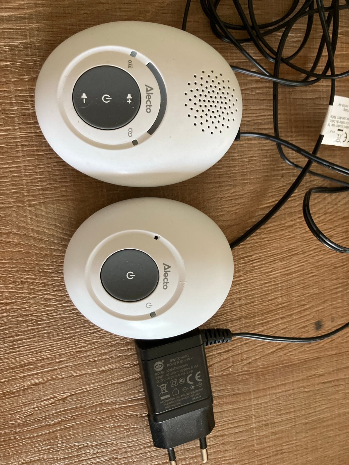 Alecto DBX-115 Full Eco DECT Babyfoon - Wit/Antraciet, Ophalen of Verzenden, Zo goed als nieuw, 250 meter of meer, Digitaal