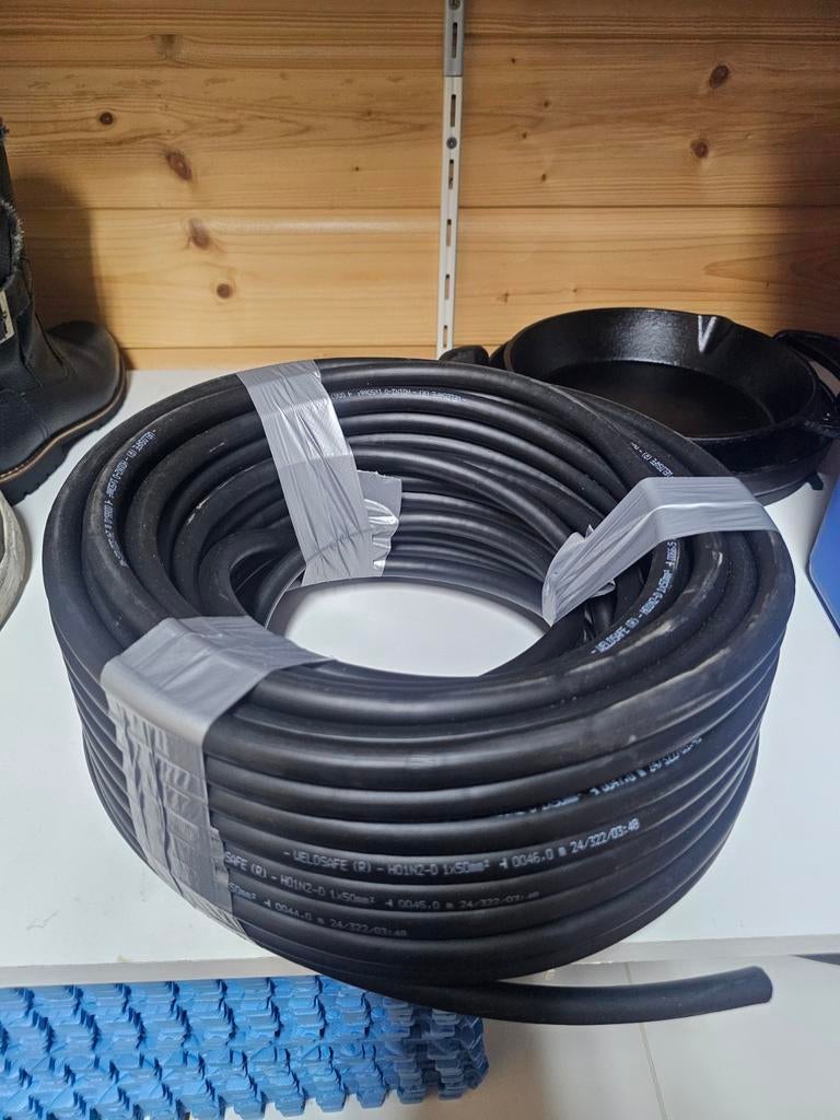 45 meter Accukabel / Laskabel 1 x 50mm2, Doe-het-zelf en Verbouw, Ophalen, Nieuw, Kabel of Snoer