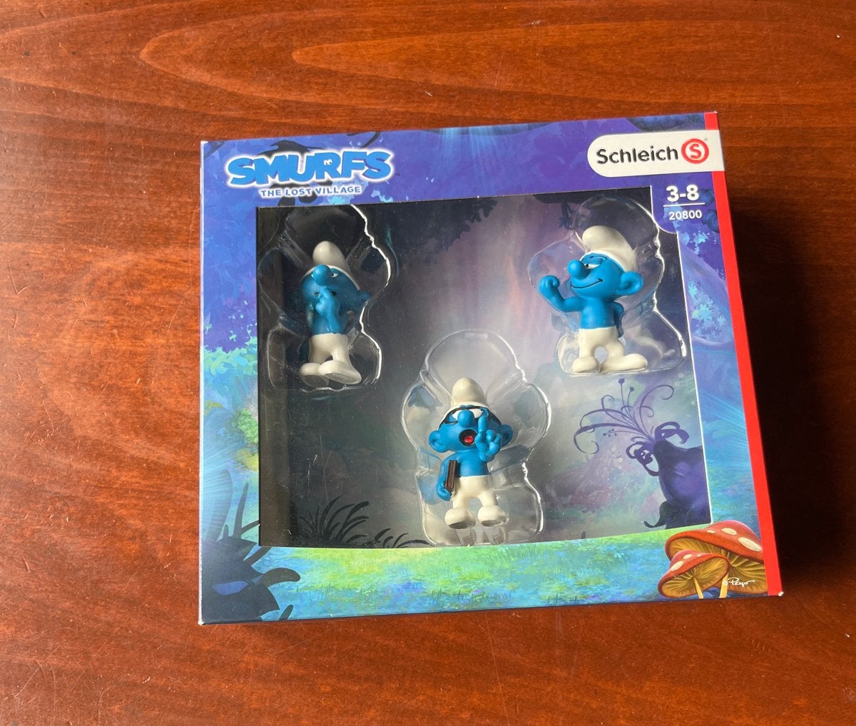 Smurfen set smurf 20800 schleich peyo, Ophalen of Verzenden, Zo goed als nieuw, Verschillende Smurfen