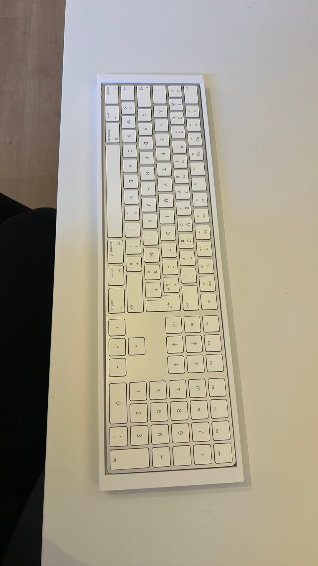 Magic keyboard white + numeriek gedeelde - AZERTY toesenbord