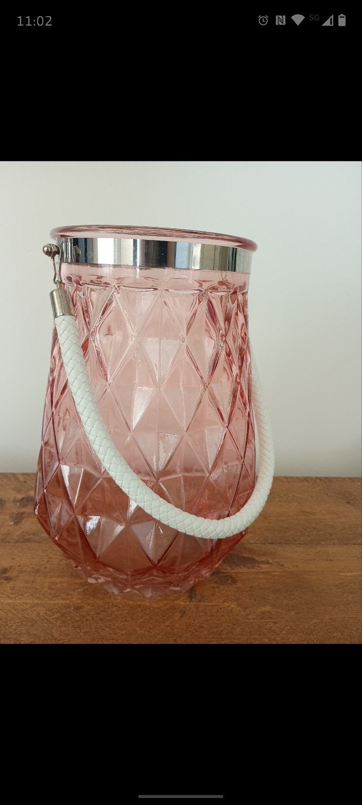 rose vaas, Antiek en Kunst, Ophalen of Verzenden