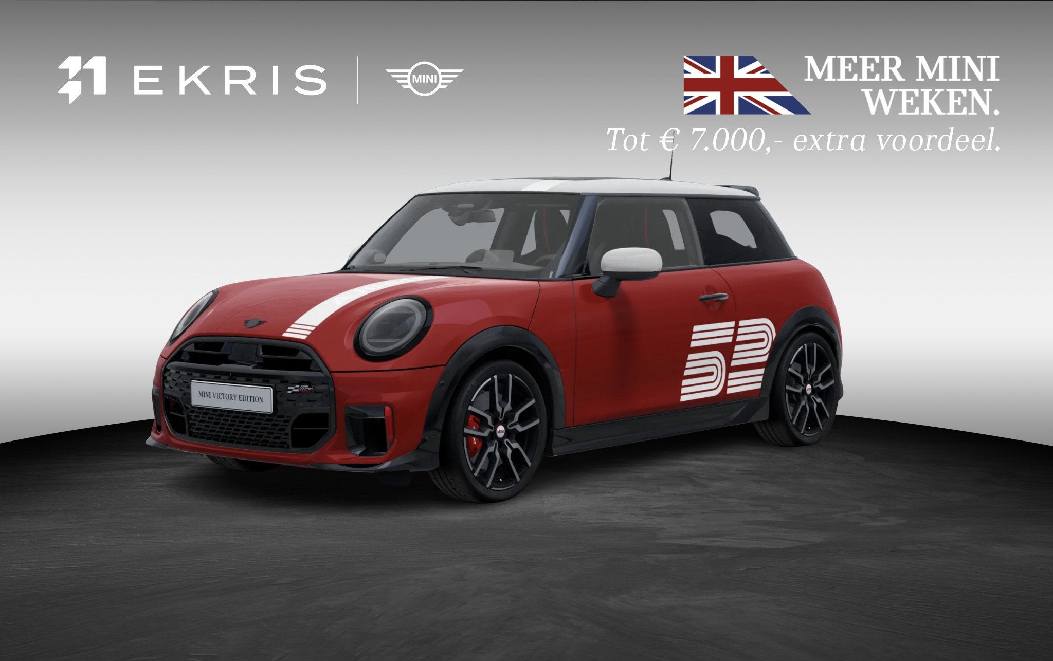 MINI 3-Deurs 2.0 Victory Edition, Auto's, 1998 cc, 15 km/l, 4 cilinders, 4 stoelen