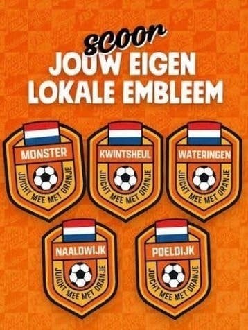 Gezocht: juichembleem Bergschenhoek, Eén persoon
