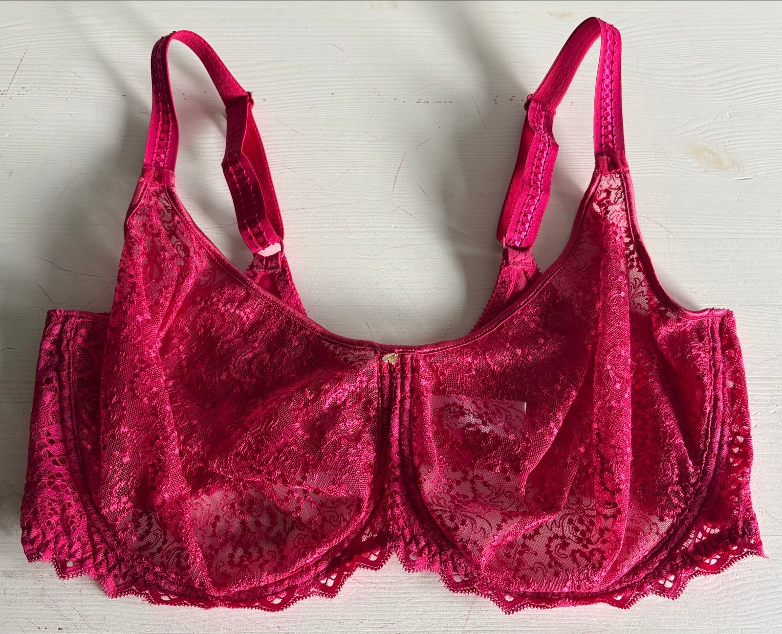 Anna Diva Empreinte roze kanten BH en slip set, Ophalen of Verzenden, Roze, Setje