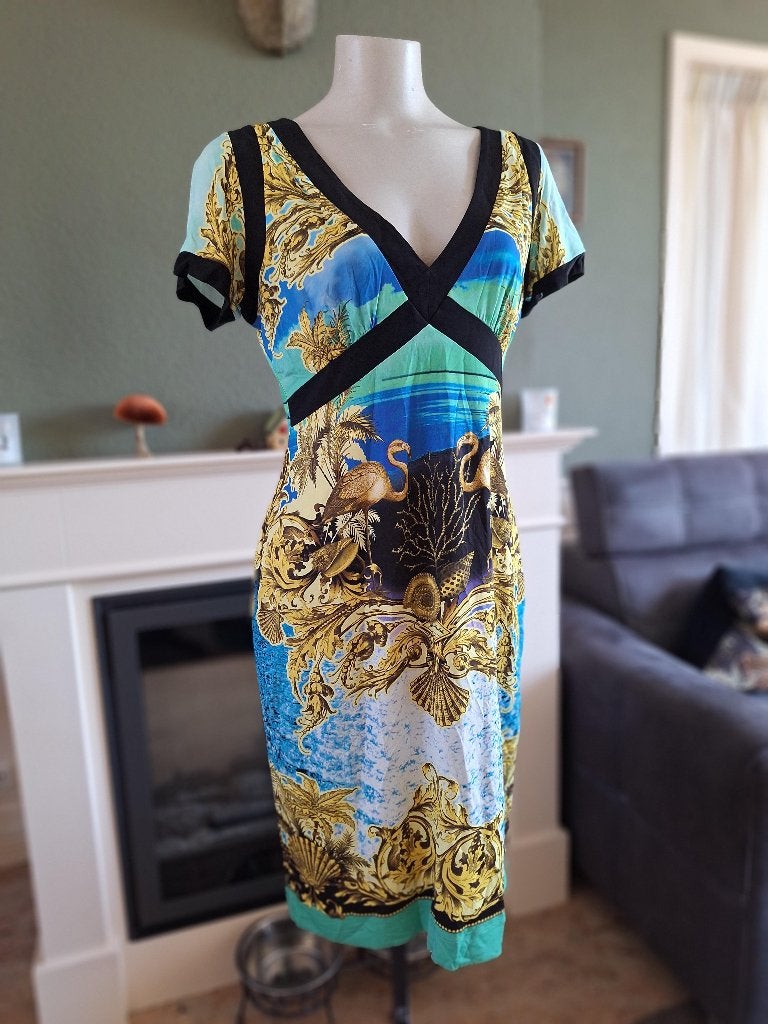 Anna Rachele body cocon model jurk IT 46 NL 42, Maat 42/44 (L), Zo goed als nieuw, Knielengte, Anna Rachele