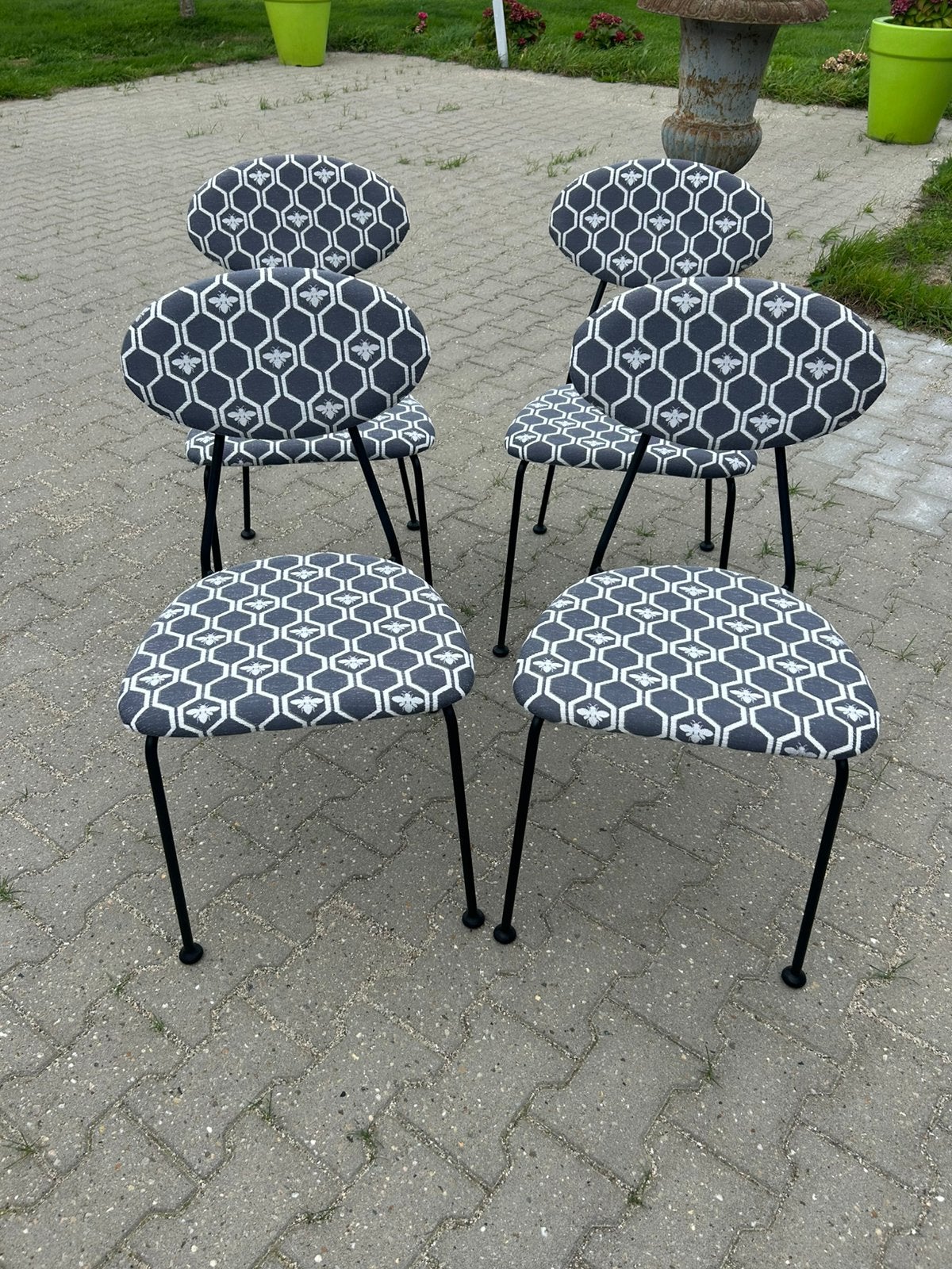 4 Bold monkey kiss the froggy chair NIEUW!, Huis en Inrichting, Ophalen, Nieuw, Metaal, Vier