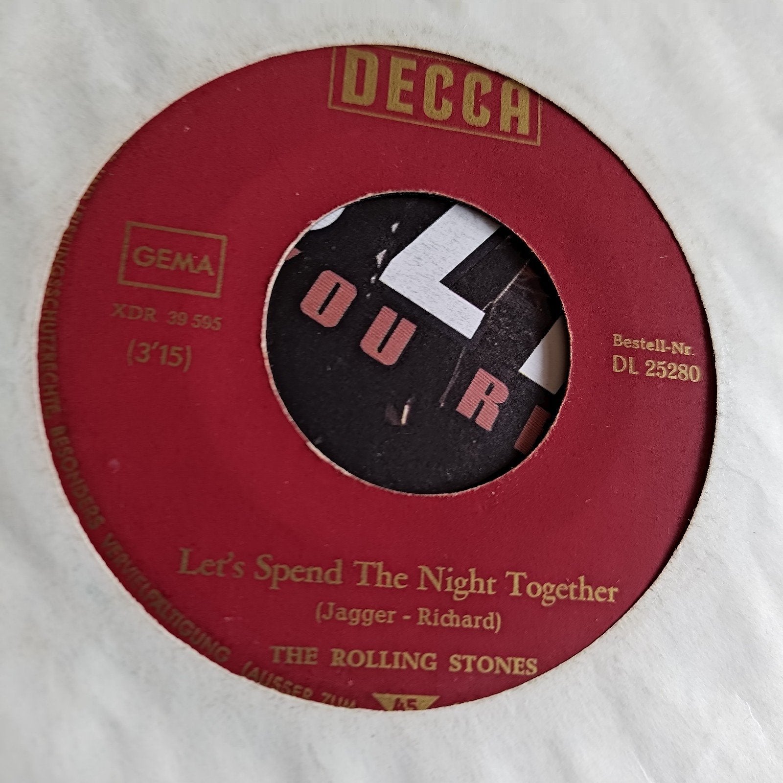 The Rolling Stones - Let's Spend The Night Together 7 inch, Originele persing, Ophalen of Verzenden, Gebruikt
