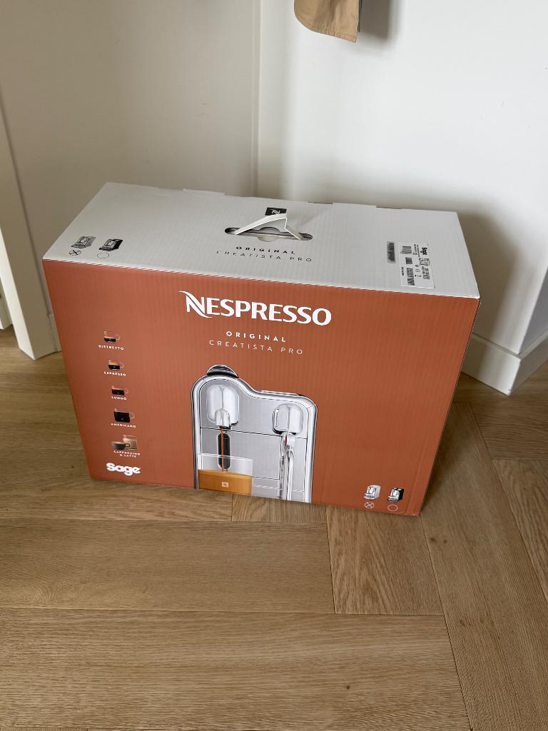 Nespresso Creatista Pro Sage, Witgoed en Apparatuur, Koffiezetapparaten, Ophalen, Koffiepads en cups, Afneembaar waterreservoir