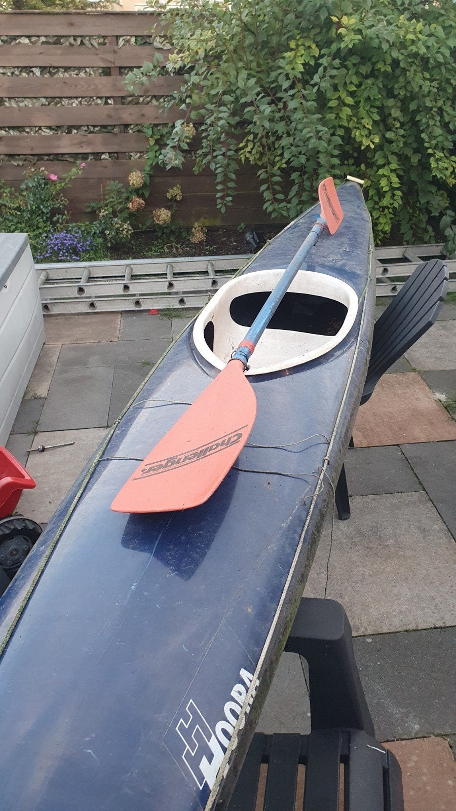 Kajak / Kano Hoora - 4.60m lang, 55cm breed. Lichtgewicht, Watersport en Boten, Ophalen, Gebruikt, 1-persoons