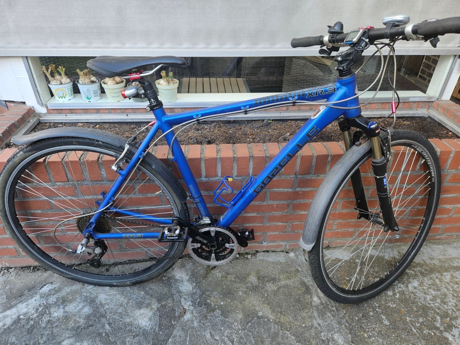 Gazelle XR.3 crosshybride. Frame 53cm - Uitstekende Staat, Ophalen, 28 inch, Vering, Velgrem