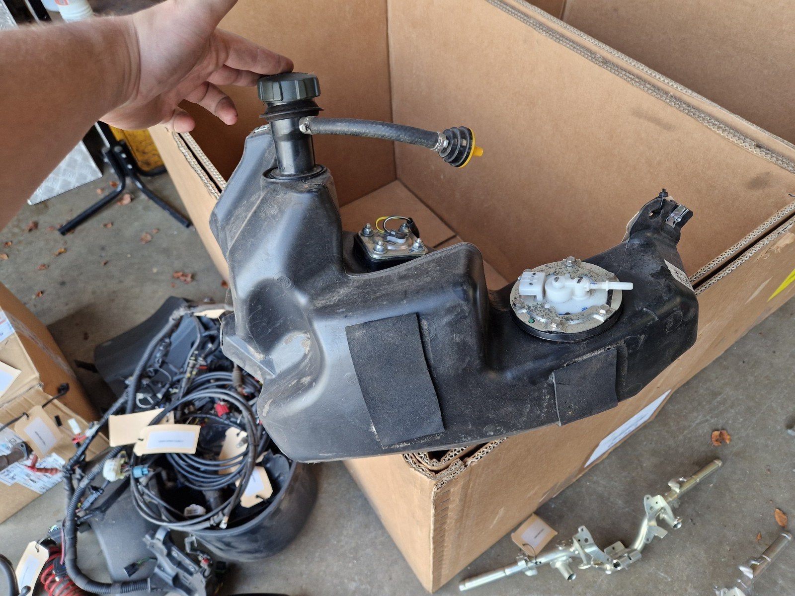 tank met brandstofpomp e5 voor Vespa sprint euro 5, Ophalen, Tank, Vespa