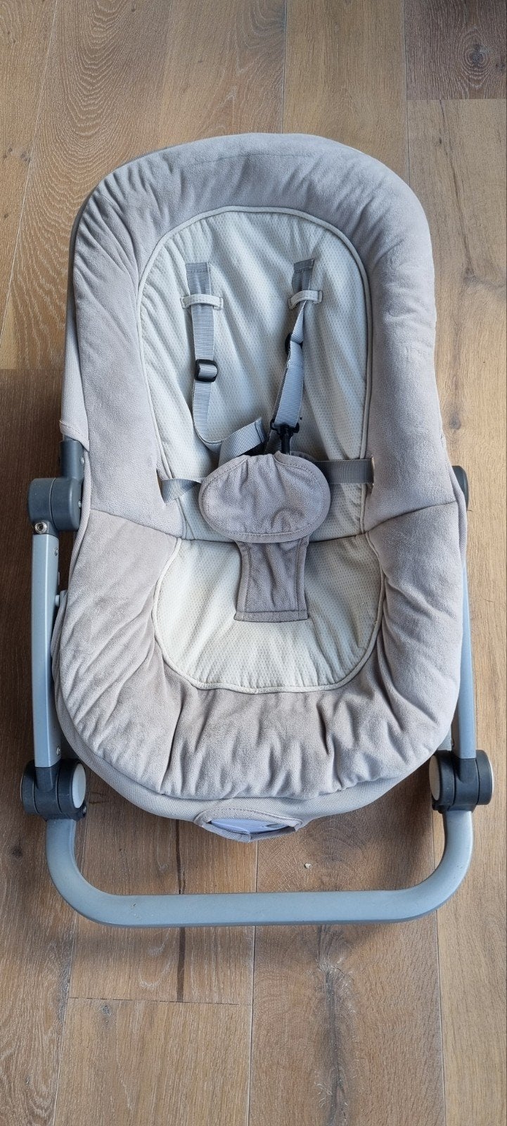 Baby wipstoeltje / babysitter - Bo(J)ungle, Gebruikt, Wipstoel, Met gordel(s) of riempje(s), Ophalen