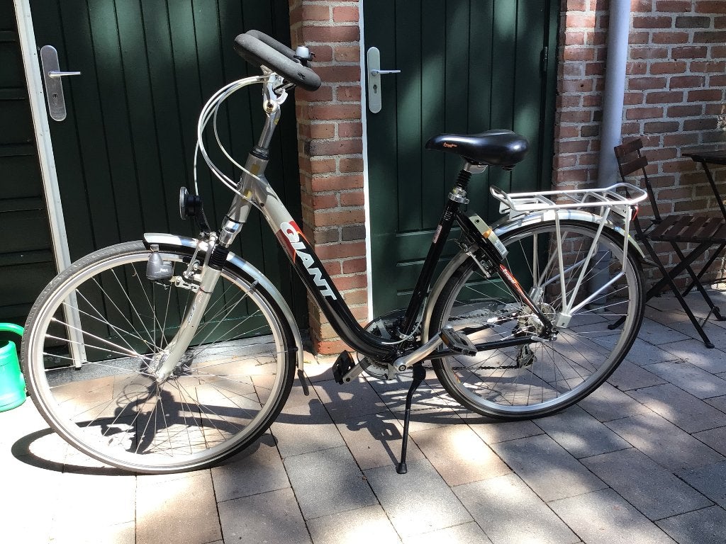 Sportieve damesfiets, Fietsen en Brommers, Ophalen, Gebruikt, Velgrem, (Extra) lage instap
