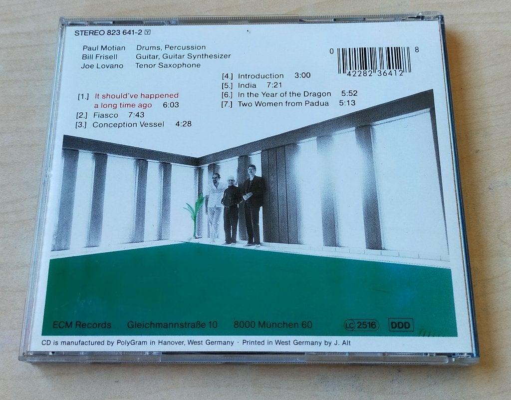 Paul Motian Trio It Should've Happened A Long Time Ago ECM, Ophalen of Verzenden, Zo goed als nieuw, Jazz