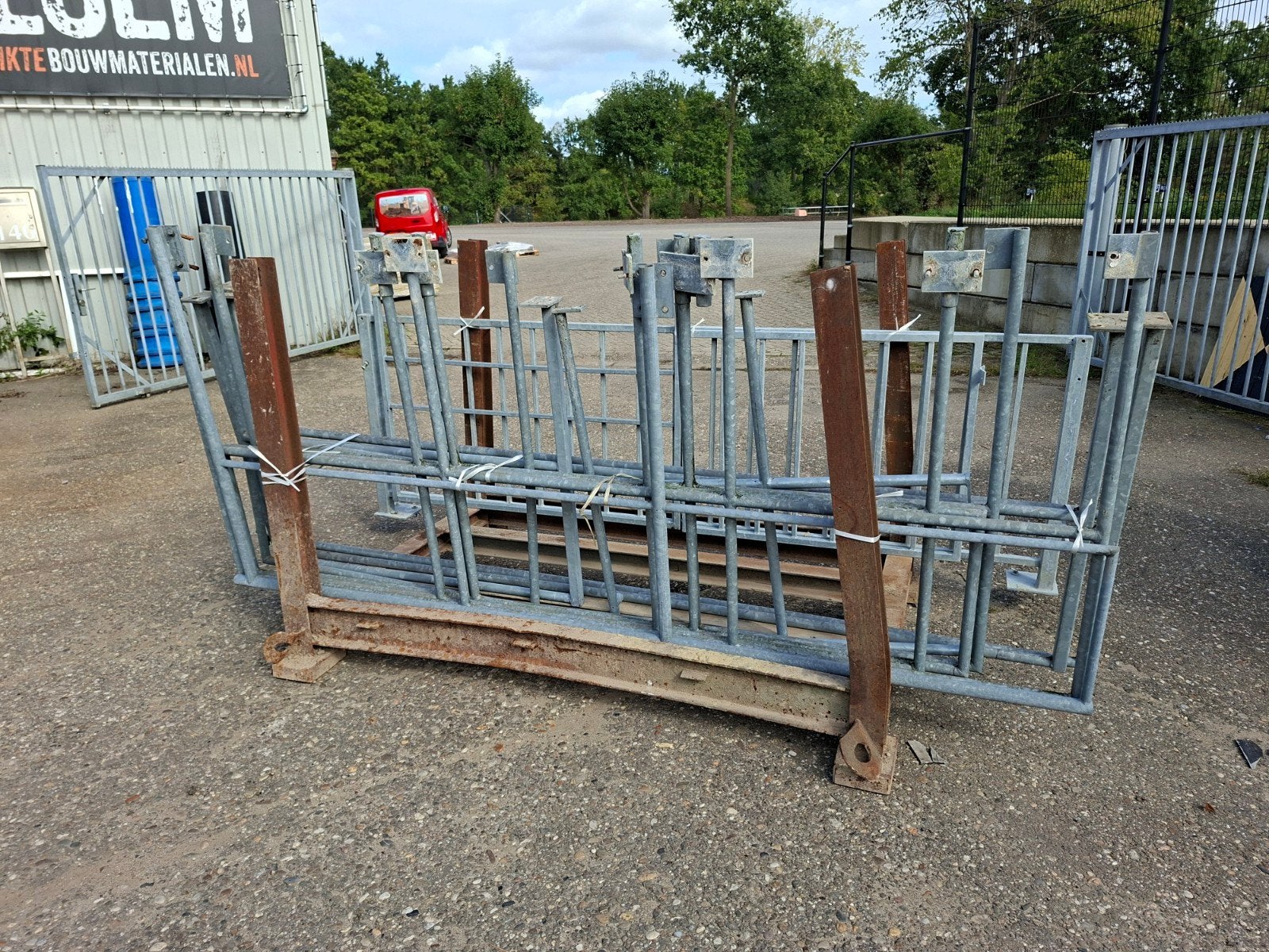 Balustrades, Bordes hekwerk, Afzetting, Vluchttrappen,, Ophalen, Gebruikt, IJzer, Overige typen
