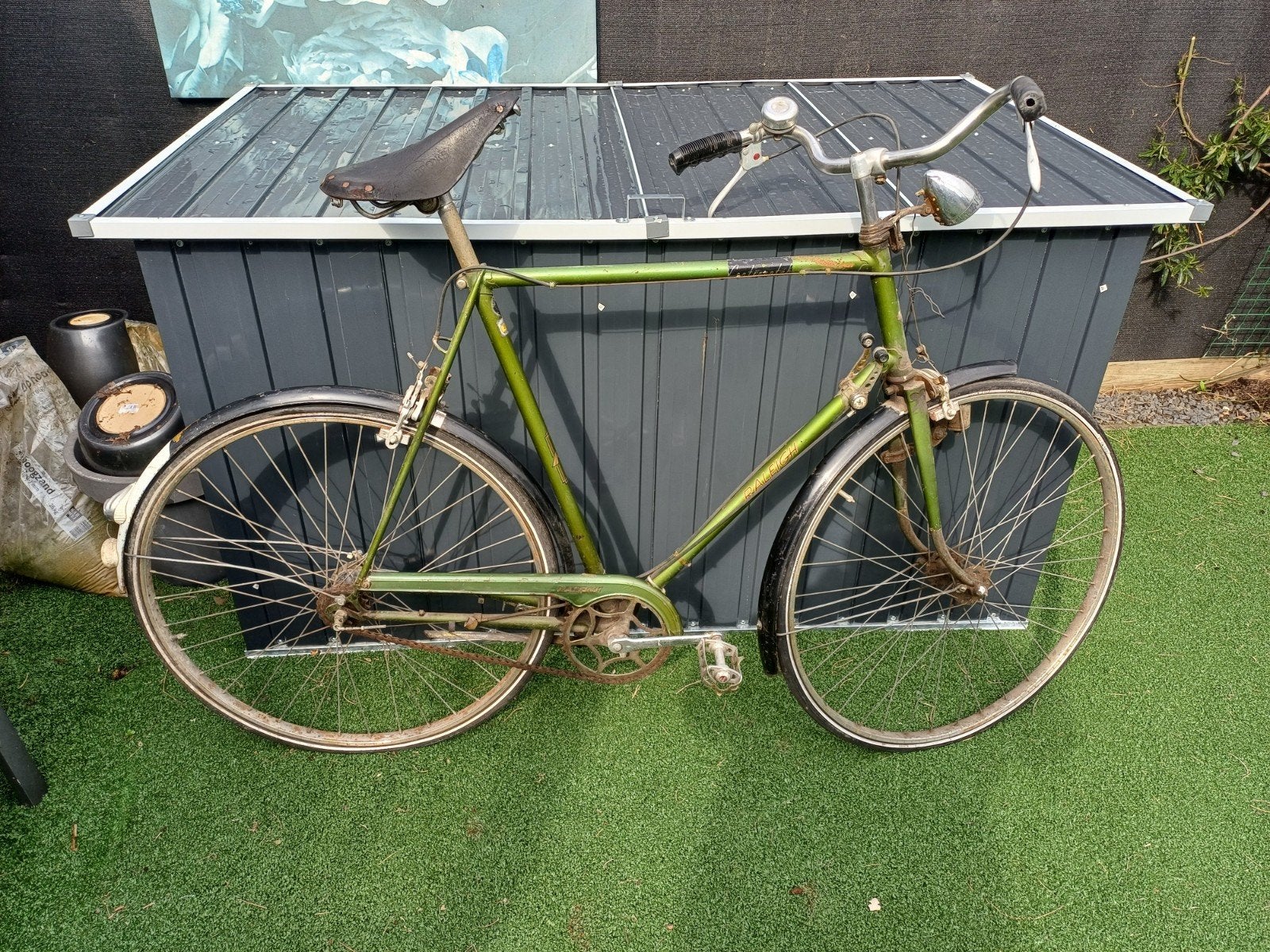 Vintage Raleigh Fiets 5V  Jaren 60/70, Ophalen, Jaren '60 of nieuwer, Velgrem, 51 tot 55 cm
