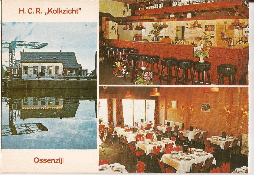 OSSENZIJL 50ere jaren H.C.R. rondvaartboten DILVIA en LUCTOR, Ophalen of Verzenden, 1940 tot 1960, Ongelopen, Overijssel