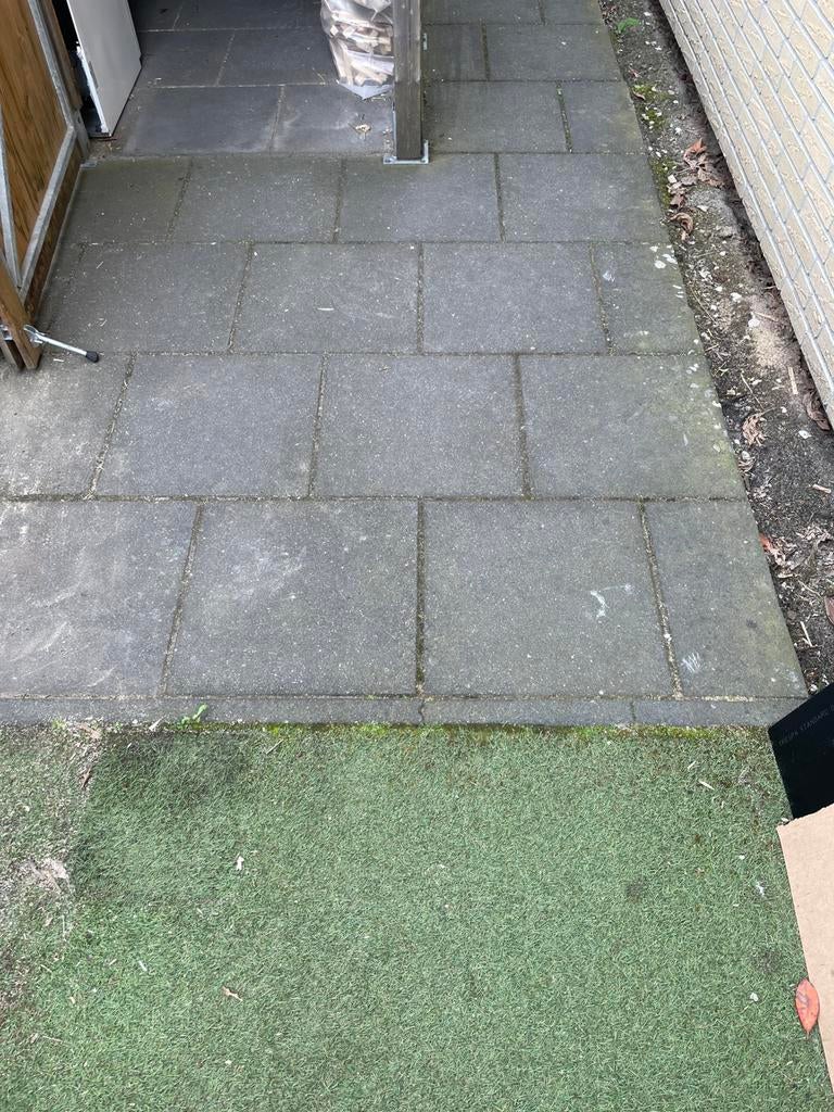 Tuintegels 50x50 gratis, Ophalen, Gebruikt, 10 m² of meer, Beton