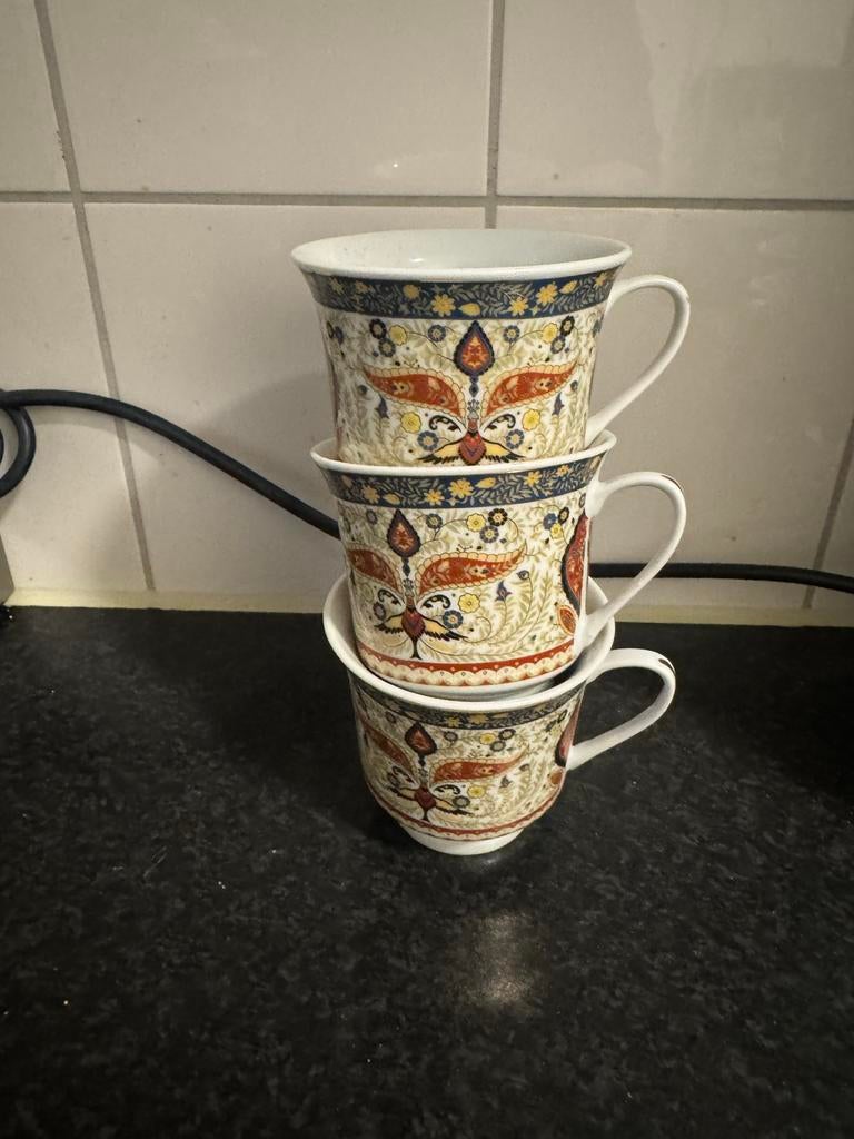 Thee/koffieserviesset, Keramiek, Ophalen of Verzenden, Zo goed als nieuw, Overige stijlen