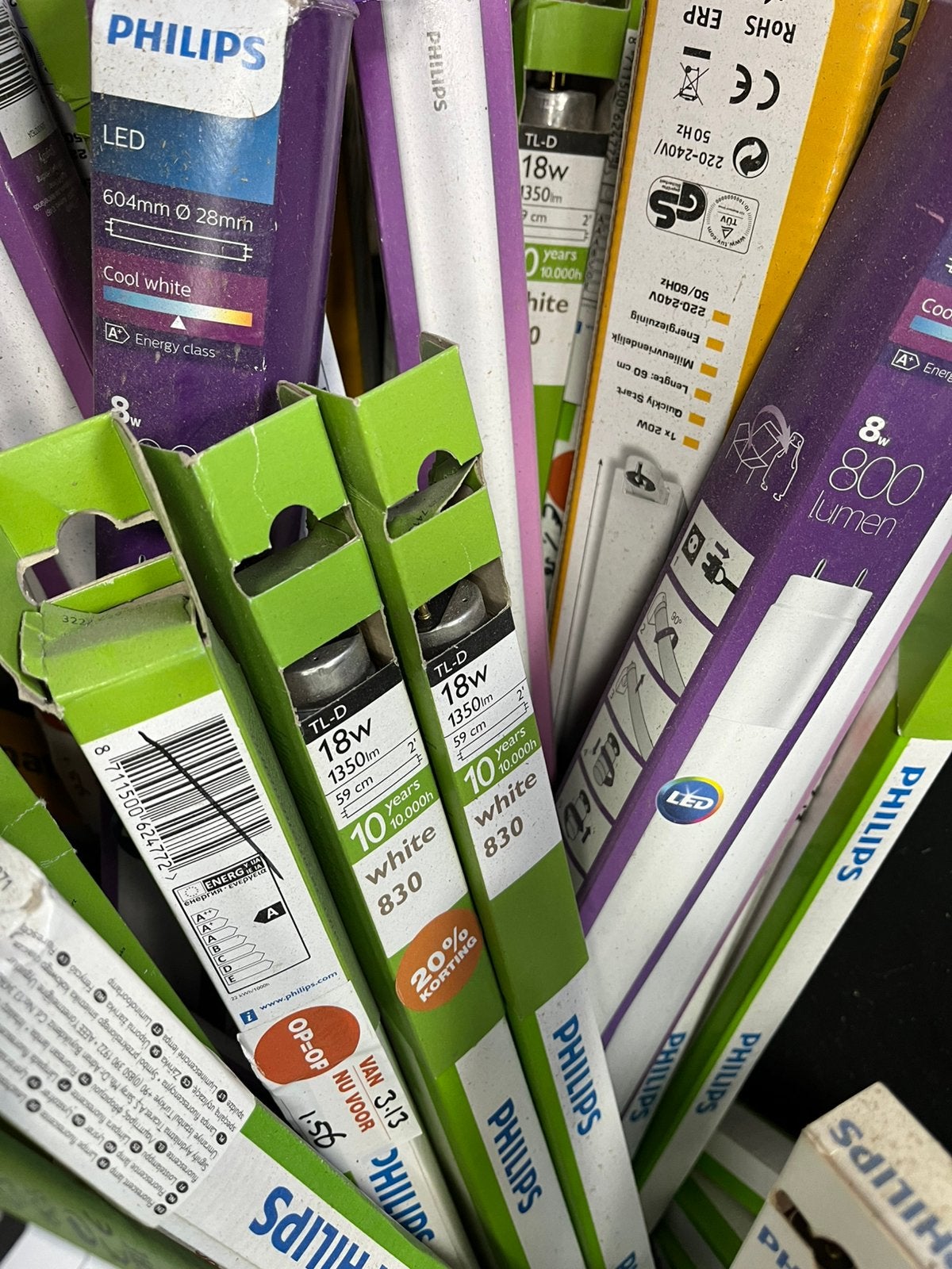 Partij lampen tl, Ophalen, Nieuw, Overige fittingen, Led-lamp