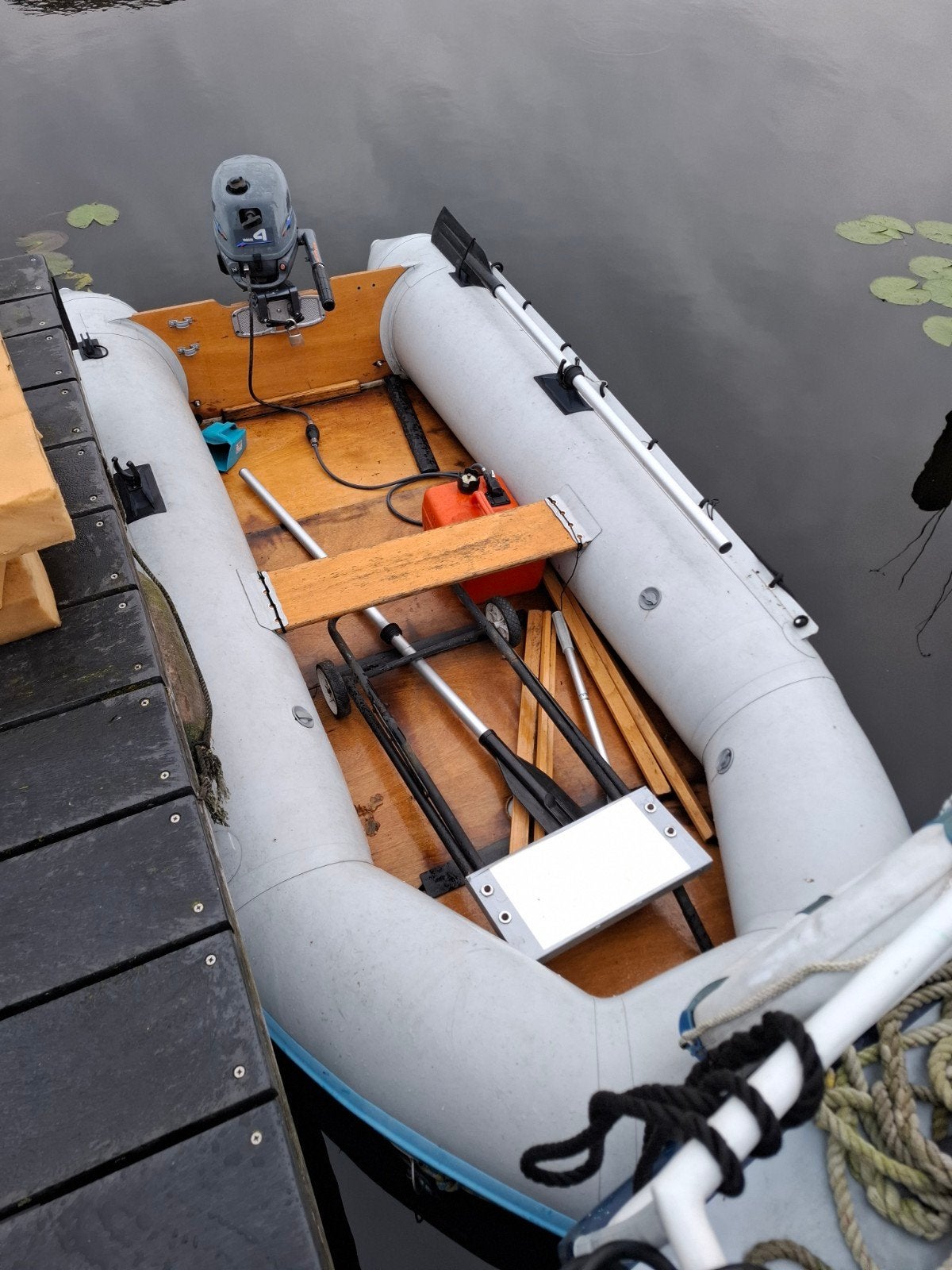 te KOOP rubberboot Zodiac met 4 pk 4takt, Watersport en Boten, Rubberboten, Ophalen, Zo goed als nieuw, Benzine, Yamaha