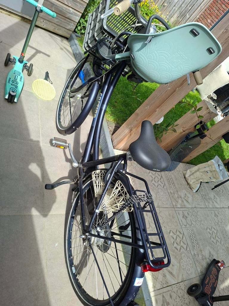 Cortina Roots Transport Denim D50 Blue Matt RB7 Mamafiets, Terugtraprem, Gebruikt, Versnellingen, 0 zitjes