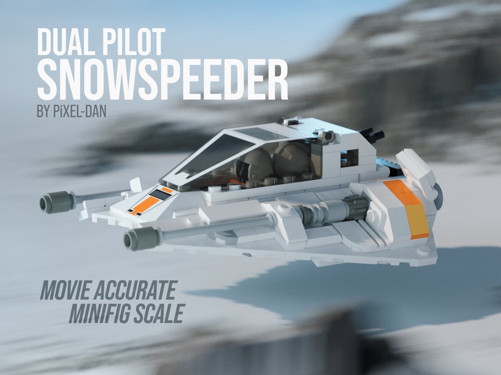 Lego Snowspeeder moc, Ophalen of Verzenden, Zo goed als nieuw, Lego