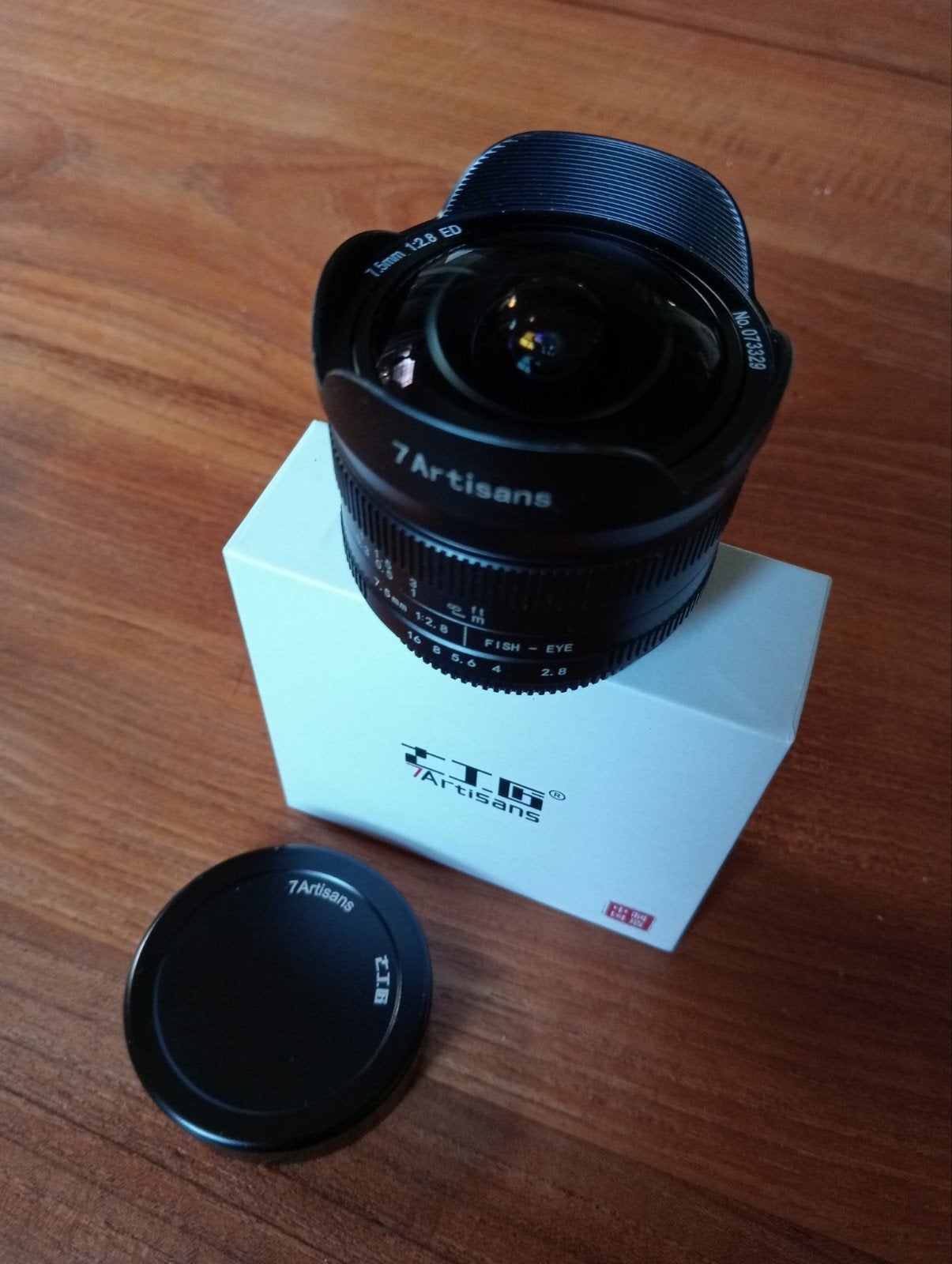 7Artisans 7.5mm F2.8 Fisheye Lens voor M4/3 Mount, Ophalen, Overige merken, Micro Four Thirds, Fisheye-lens