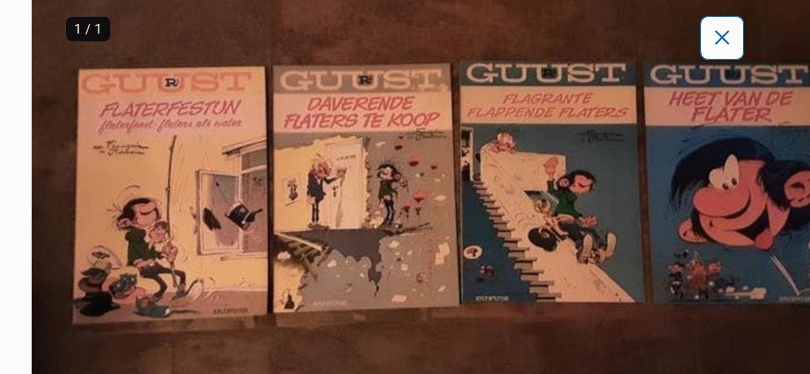 Guust r serie, Meerdere stripboeken, Ophalen of Verzenden, Gelezen