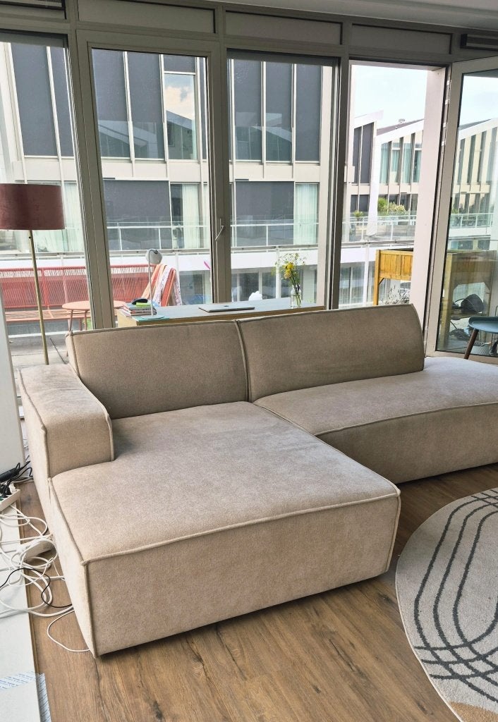 PEPP Interiors Enzo bank/hoekbank - in uitstekende staat, Ophalen, Zo goed als nieuw, Vierpersoons of meer