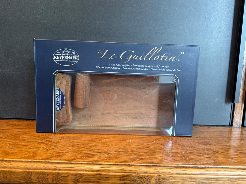 Reypenaer "Le Guillotin" luxe kaas snijder. Nieuw, Overige typen, Hout, Ophalen of Verzenden, Zo goed als nieuw