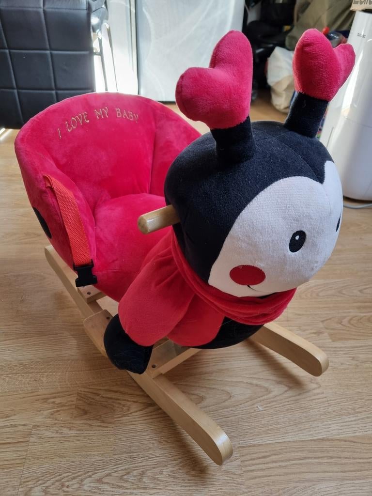 Babygo Hobbeldier Lieveheersbeestje - 'I Love My Baby', Kinderen en Baby's, Ophalen, Zo goed als nieuw, Jongen of Meisje