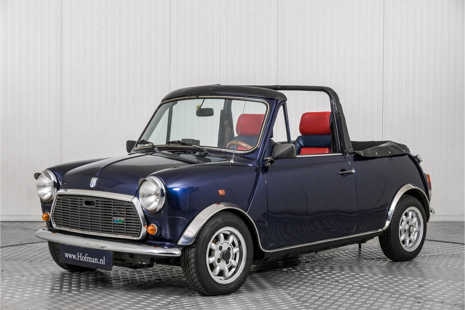 MINI 1000 cabrio . (bj 1986), Voorwielaandrijving, Gebruikt, 4 cilinders, Blauw