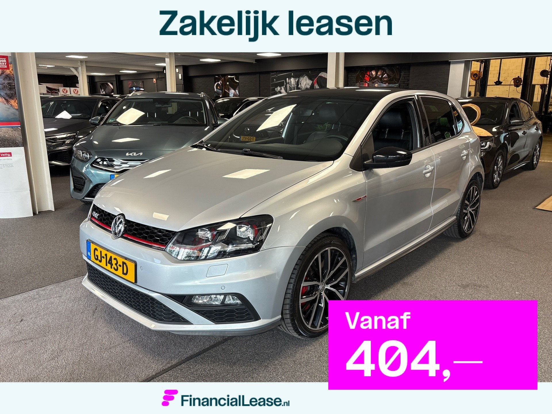 Volkswagen Polo 1.8 TSI GTI/ navi / camera / leer alcantara, Dealer onderhouden, Gebruikt, Origineel Nederlands, Bedrijf