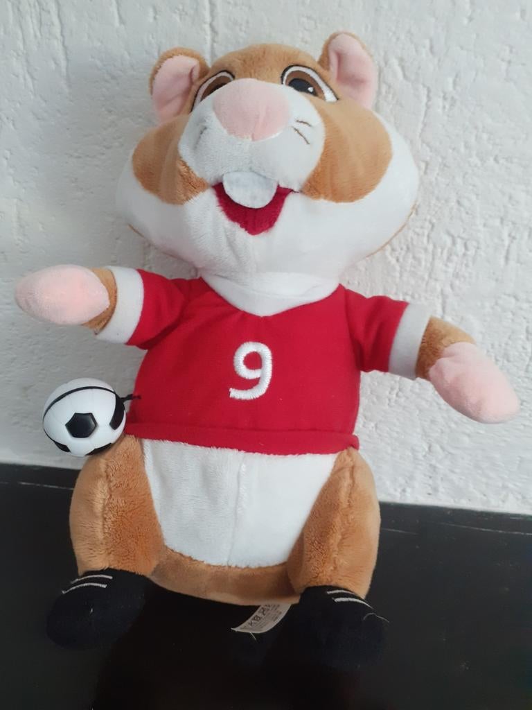 Albert Heijn hamster voetbal, Verzamelen, Poppen, Zo goed als nieuw, Pop, Ophalen of Verzenden