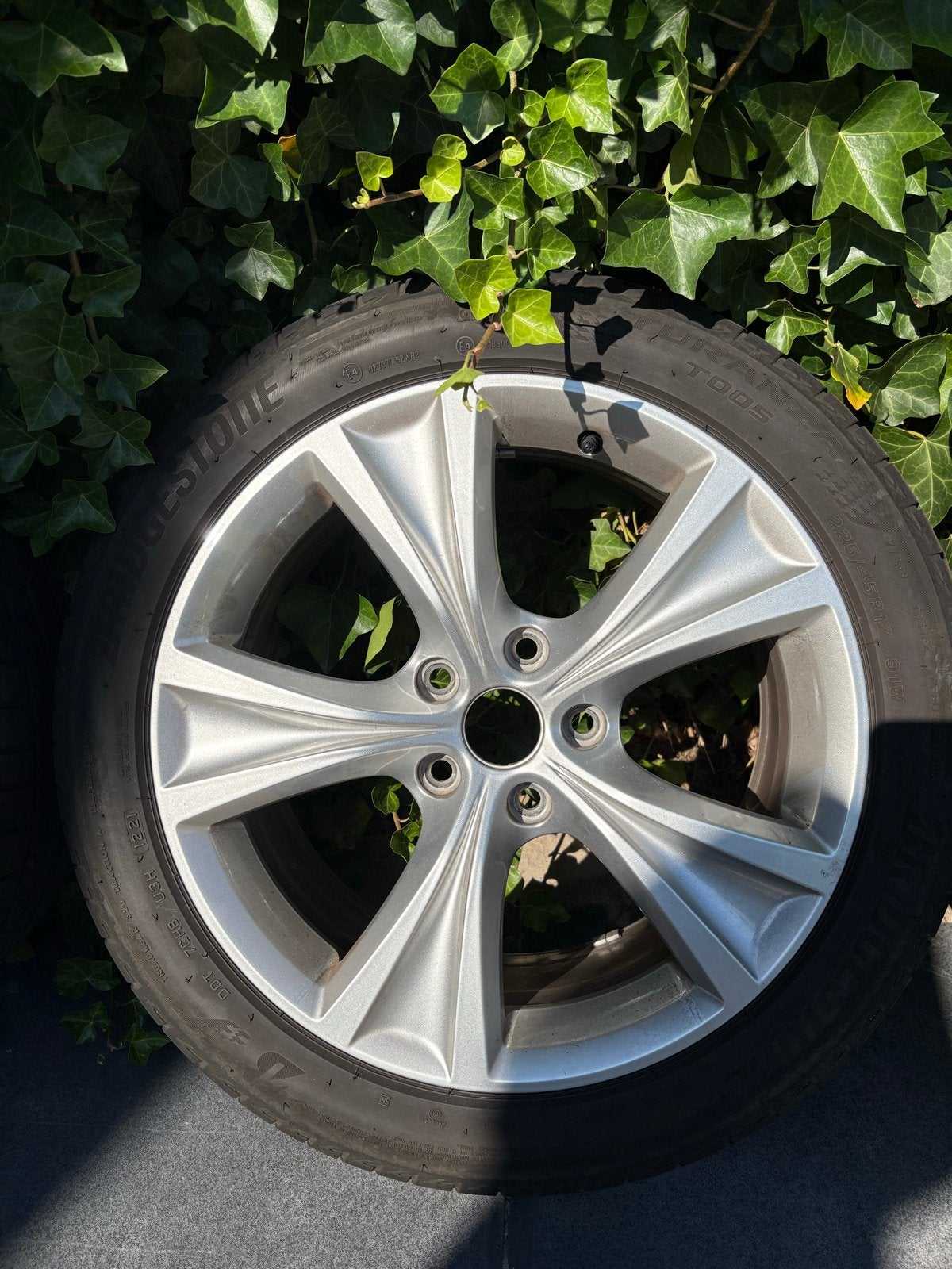 Originele Seat Leon velgen met banden 225/45/R17, Auto-onderdelen, Ophalen, Gebruikt, Banden en Velgen, 17 inch