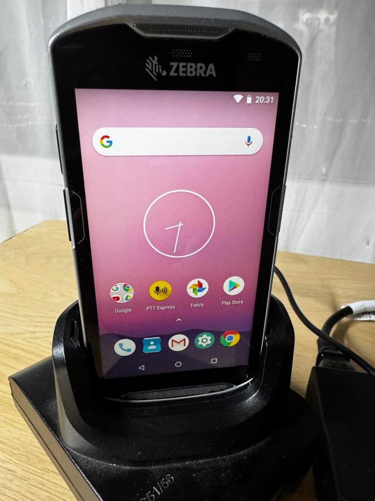 Zebra TC51 (TC510) incl. Cradle lader, Computers en Software, Gebruikt, Android, Barcodescanner, Ingebouwde Wi-Fi