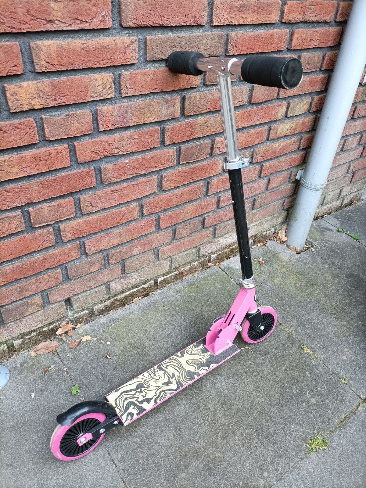 Paarse step, Fizz Scooter - Inklapbaar, Ophalen, Zo goed als nieuw, Gewone step, Fizz Scooter