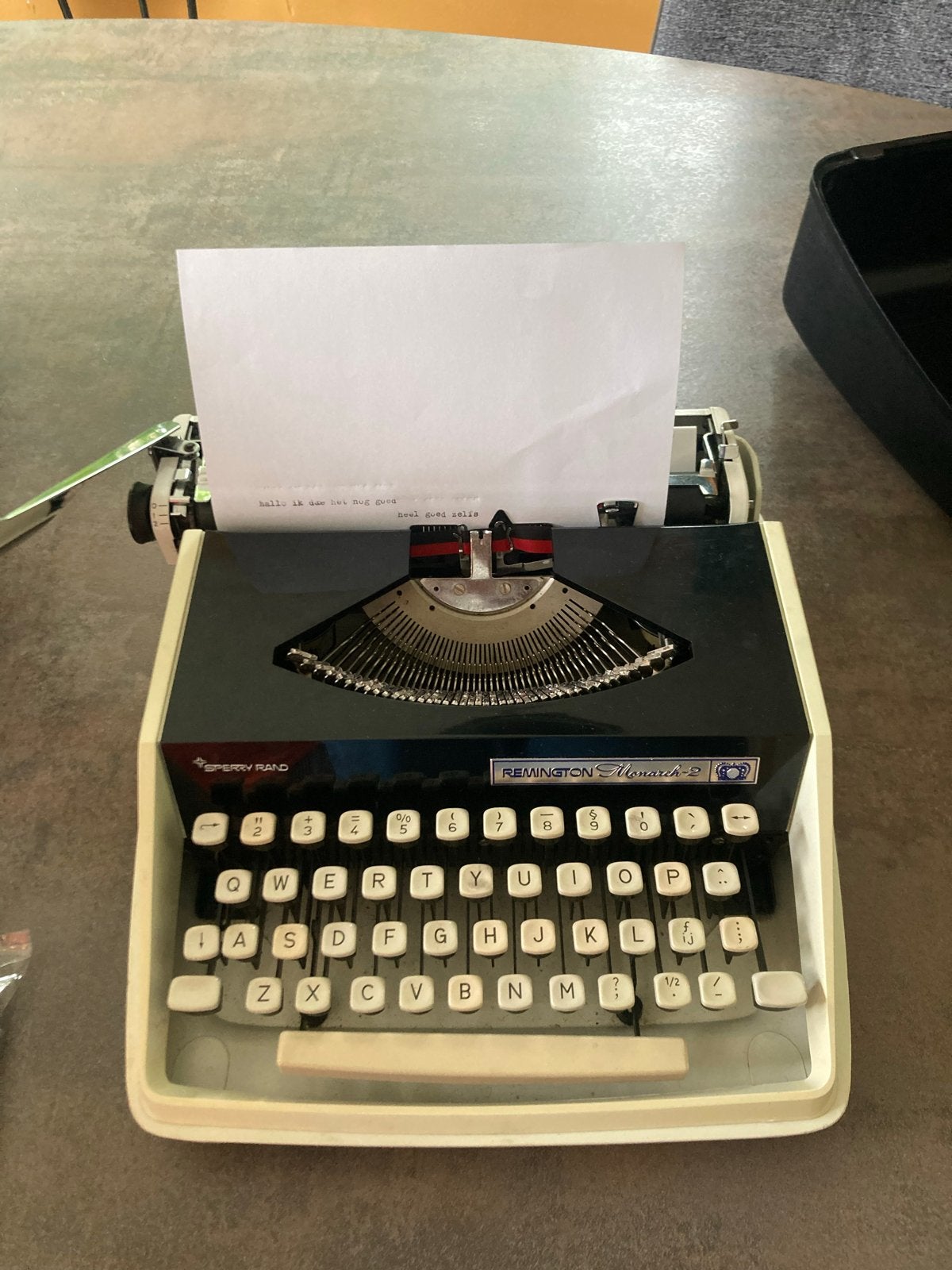 Typemachine Remington Monarch 2, Diversen, Typemachines, Ophalen, Gebruikt