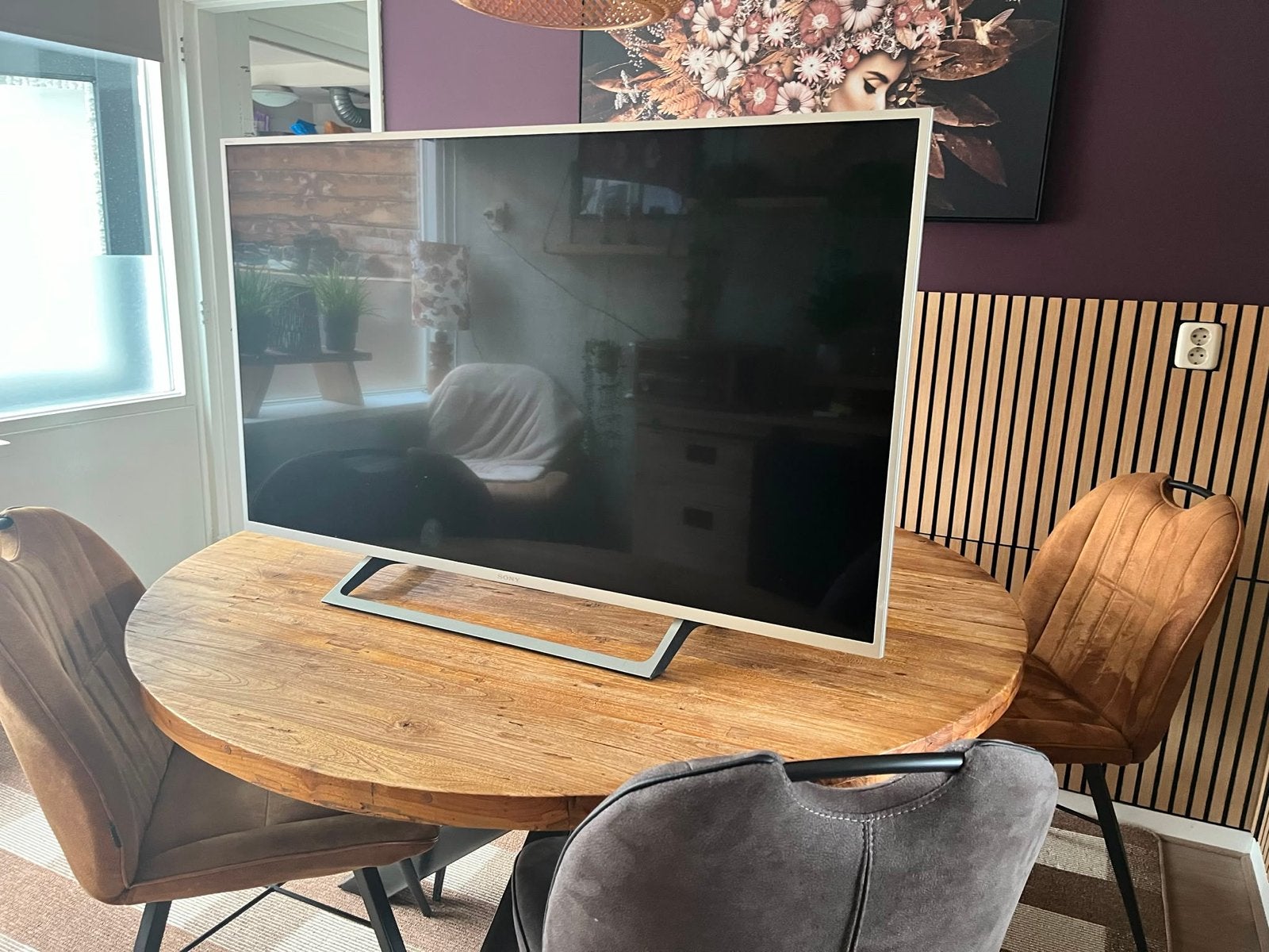 Sony 50 inch flatscreen tv, Ophalen, 120 Hz, 4k (UHD), Gebruikt