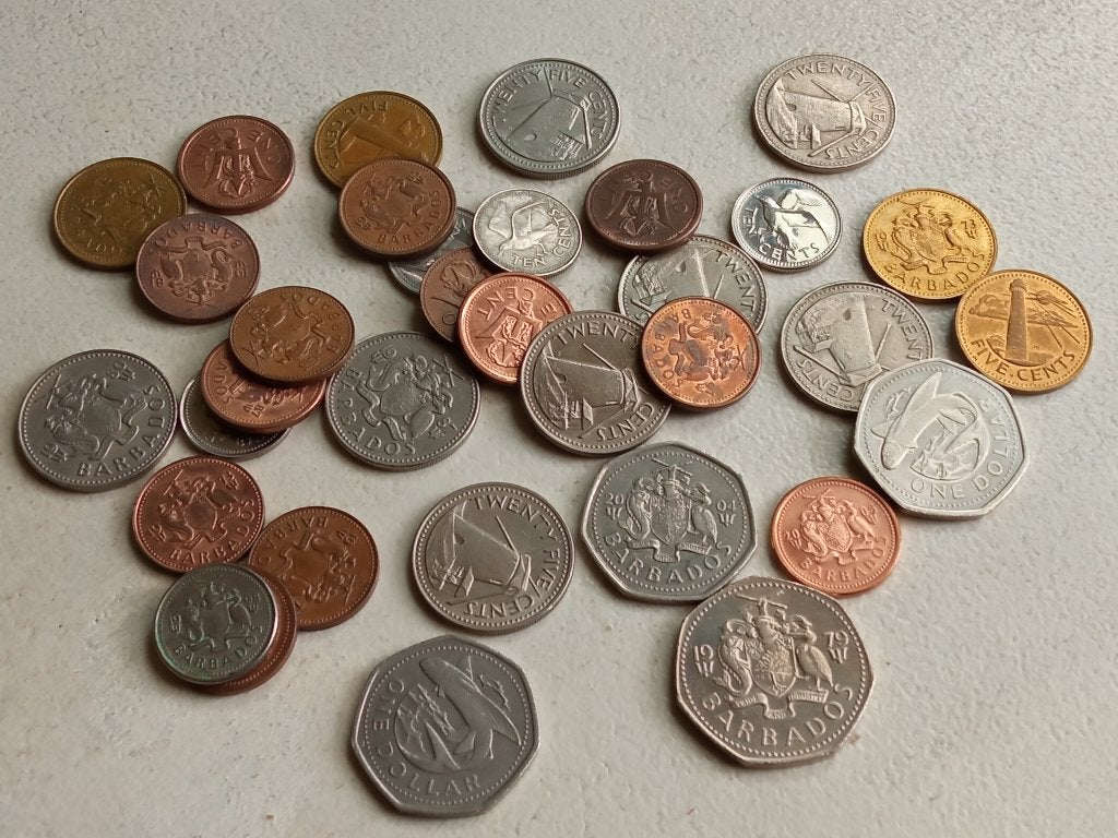 Barbados lot munten., Postzegels en Munten, Ophalen of Verzenden, Midden-Amerika, Setje