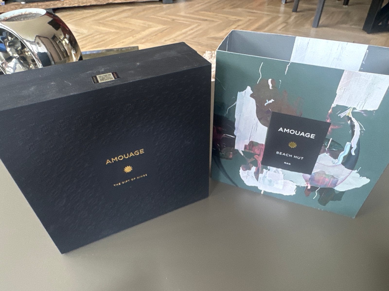 Amouage Beach Hut Man Geschenkdoos (leeg), Ophalen of Verzenden, Zo goed als nieuw
