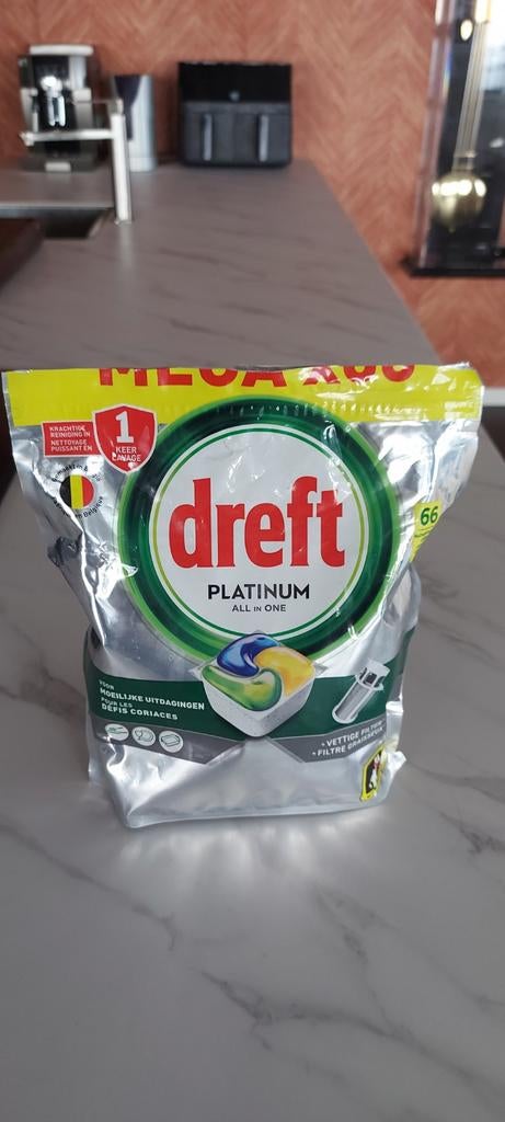 Dreft Platinum All-in-One Vaatwastabletten - 50 stuks, Ophalen of Verzenden