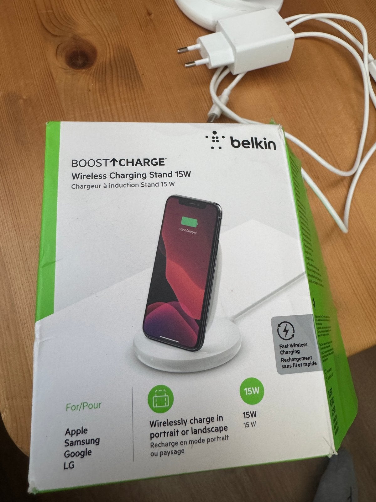 2x belking draadloze opladers 15W, Universeel, Draadloze oplader, Ophalen of Verzenden, Belkin